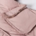 Yêu khách màu hồng áo khoác cotton nữ trùm đầu dài 2018 rộng rãi áo khoác cotton dày ngọt ngào AK148 - Bông