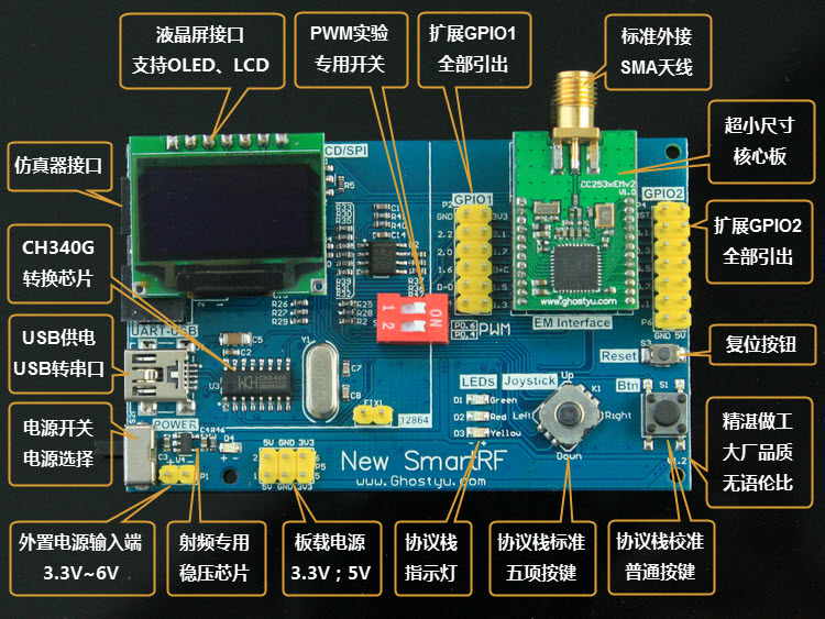 物联网开发 cc2530 zigbee 开发套件 开发板 组网 智能家居