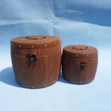 Специальная цена деревянная чайная бочка сплошной древесина ретро углеродистый