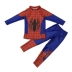 Áo tắm cho trẻ em trai Trẻ nhỏ và vừa Chia đôi người nhện Xiêm Quần dài tay áo chống nắng Shark Surf lặn Suit - Bộ đồ bơi của Kid