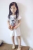 [Đặc biệt hàng ngày] mùa hè trẻ em hổ đầu dài t- shirt váy Hàn Quốc phiên bản của thủy triều quần áo cô gái in váy váy xinh cho bé Váy