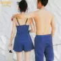 Tuần trăng mật Cặp đôi Áo tắm Bãi biển Cặp đôi Màu xanh Bảo tồn Nữ Xiêm Đồ bơi Phụ nữ Kỳ nghỉ ven biển - Vài đồ bơi 	đồ đi biển đôi	
