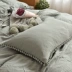 Hàn quốc Công Chúa Phong Thủy Bông Bóng Pillow Case Net Màu Đỏ Duy Nhất Tóc Bóng Phong Bì Cotton Bông Gối Trường Hợp Duy Nhất gối đầu Gối trường hợp