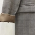 Áo khoác kẻ sọc Baoyou 2018 mùa thu nữ mới Hồng Kông hương vị retro khí chất Áo khoác gió Anh nhỏ phù hợp - Business Suit