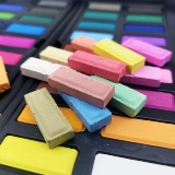 Акварель, пигментированная гуашь для школьников, художественный пигментированный комплект для начинающих, жестяная коробка, 36 цветов