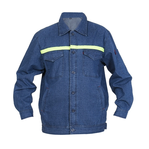 Хлопковый тонкий джинсовый комбинезон, дышащий лонгслив, защита от ожогов