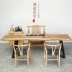 Mới Trung Quốc gỗ rắn bàn lớn bàn trà Zen Zen tủ trà bàn ghế kết hợp hiện đại tối giản bàn ghế trà Kung Fu - Bàn ghế ngoài trời / sân Bàn ghế ngoài trời / sân