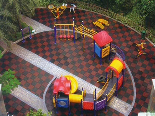 Гуандун PAS High Outdoor Shock Crement Anti -Slip 4,0 см. Детский общественный парк окружающий резиновый парк.