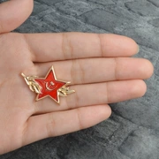 Mùa hè 2018 mới Liên Xô CCCP huy hiệu trâm đỏ sao liềm búa biểu tượng trâm cài phụ kiện vi chương - Trâm cài
