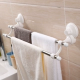 Шуанкцин из нержавеющей стали для полотенец всасывание для полотенец стойки для полотенец одно -пеловый двойной полюс двойной полюс -полотенце с черепахой, подвесная стойка для ванной комнаты ванная комната ванная комната ванная комната