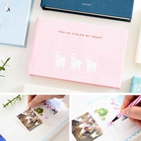 New Polaroid ảnh album giấy 3 inch MINI phim kẽ tay Album sách tay DIY sáng tạo - Phụ kiện máy quay phim instax 9