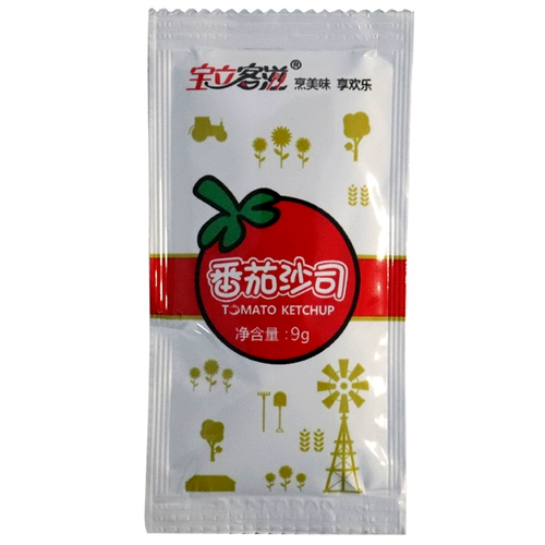Baoli Hakka Tomato Sasis 9GX600 маленький мешок с томатным соусом целую коробку фри курицы томатного соуса рекламируется