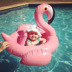 Trẻ em bơi vòng phim hoạt hình flamingo kỳ lân nách vòng tròn nam và nữ bé chơi nước đồ chơi dày ghế an toàn - Cao su nổi phao bơi tay cho bé Cao su nổi