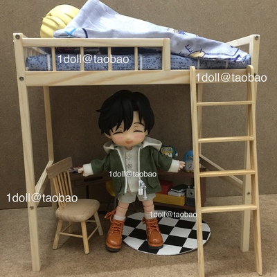 taobao agent Baby bed 12 points BJD GSC OB11 Waste Polls Furniture Person Person Double Bed Bed Beds and Shoes Ware