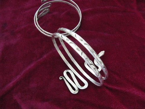 Этнический ретро аксессуар, серебряный браслет ручной работы, этнический стиль