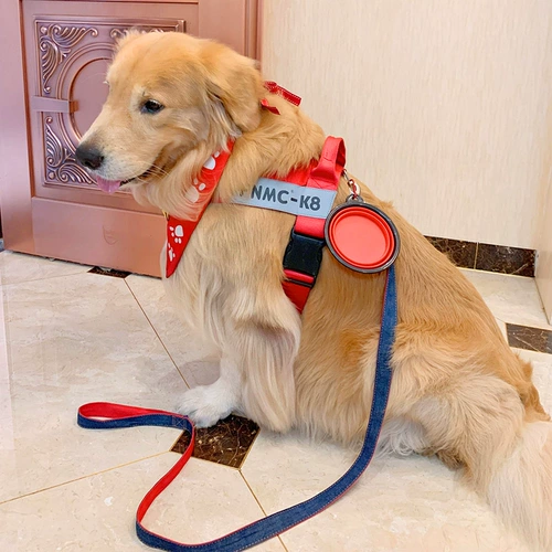 Ничто из того, что вы любите собачье тяговое веревочное веревка, антиэксплузивный ремешок средний большой собака золотисто -ретривер сатсума продукты