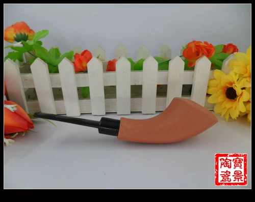 Бесплатная доставка chuangya табак гладкий большой красная керамика зажимая боевые боевые боевые зажим Акли Тубус Керамика Гладкий