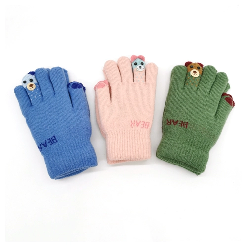 Детские удерживающие тепло мультяшные утепленные перчатки подходит для мужчин и женщин
