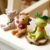 Cuộc sống phim hoạt hình động vật dễ thương dễ thương nhựa trang trí búp bê trang trí phòng ngủ zakka món quà sinh nhật trang tri phong tro Trang trí nội thất
