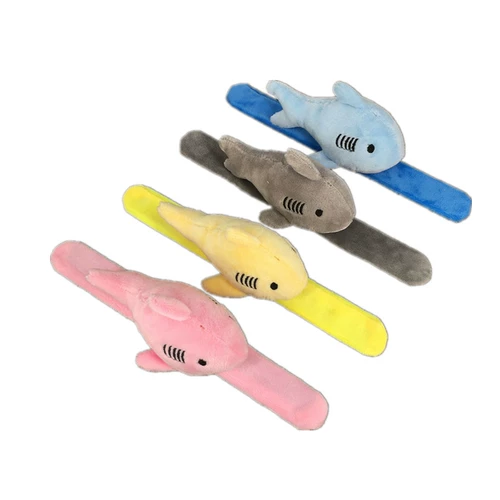 Милая плюшевая акула, кукла для детского сада, браслет, игрушка, 23см