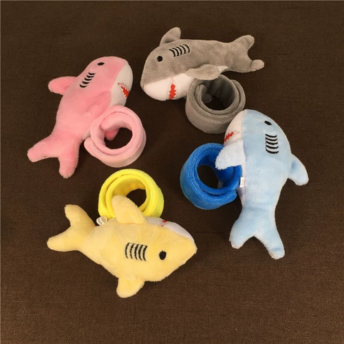 Милая плюшевая акула, кукла для детского сада, браслет, игрушка, 23см