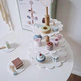 Брендовая детская семейная реалистичная игрушка для мороженого, послеобеденный чай, чайный сервиз, комплект