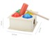 Montessori Đồ dùng dạy trẻ nhỏ Đồ dùng cho trẻ em Bàn xếp chồng gõ Bàn đập búa Hộp Bàn bé 2-3 tuổi Đồ chơi tiếp thêm sinh lực - Đồ chơi giáo dục sớm / robot xe đồ chơi trẻ em Đồ chơi giáo dục sớm / robot