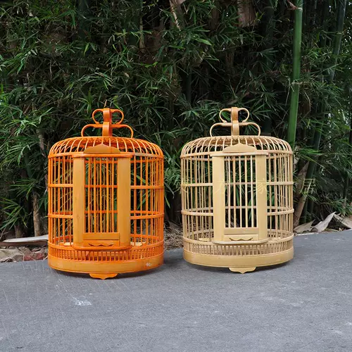 Полный набор аксессуаров, молочница, отбивание клетки для птиц, брат бамбук Кейдж Гуйчжоу Юньнан Сычуань Бутик -бутик -клетки