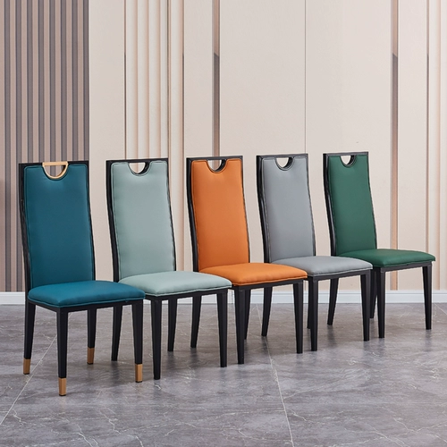 Стул отеля Новый китайский ресторан ресторан Banquet Hotpot Restaurant Simple Iron, Light Luxury Home Light Restaurant Restauranc