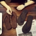 Flip-flop nữ thời trang mùa hè bên bờ biển Hàn Quốc phiên bản của dốc bãi biển với một đáy dày bên ngoài mặc một phẳng ra chống trượt flip-flops giày crocs nữ Dép