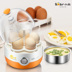 giá hấp inox Bear egg cook home tự động tắt ký túc xá hấp trứng tart trứng ngô mini nhỏ đa chức năng thép không gỉ 	nồi lẩu mini kèm giá hấp Nồi trứng