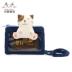 Đặc biệt! Thiết kế Nhật Bản mèo KINE mèo dễ thương bông hoạt hình nữ nhân viên ID gói lớn và học sinh trung học bộ thẻ ID ví đựng giấy tờ xe Túi thông tin xác thực