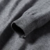 Zuo Lankai quần áo nam thương hiệu thủy triều Nhật Bản mùa thu và mùa đông áo len đen cao cổ nam mỏng giản dị thời trang áo len ấm áp - Áo len cổ tròn