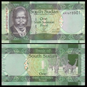 [Châu Phi] thương hiệu mới UNC Nam Sudan 1 pound tiền giấy nước ngoài tiền tệ ngoại tệ