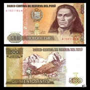 [Americas] thương hiệu mới UNC Peru 500 tiền giấy tiền nước ngoài ngoại tệ