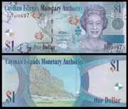 Quần đảo Cayman UNC mới 1 nhân dân tệ tiền giấy nước ngoài đồng tiền nước ngoài ngoại tệ