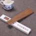 Non-slip sắt đũa gỗ hộ gia đình 10 cặp set bộ đồ ăn rắn gỗ Trung Quốc bảo vệ môi trường khuôn nhanh gia đình thiết bị