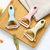 Домашний керамический нож для фруктов, очищающий нож кухня много -функциональный планар, домик, вырезанный яблочный царапина.