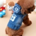 Quần áo thú cưng Teddy bốn chân mùa thu và quần áo chó mùa đông hơn búp bê VIP Xiong Bomei giản dị trùm đầu - Quần áo & phụ kiện thú cưng Quần áo & phụ kiện thú cưng