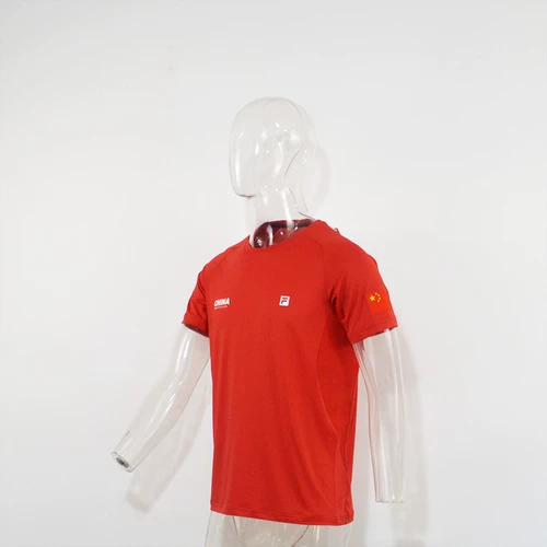 Красная белая футболка с коротким рукавом для отдыха, 2020