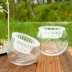 Cây thủy canh bình thủy tinh bóng mực đồng văn hóa với trồng cột thủy sản container màu xanh lá cây - Vase / Bồn hoa & Kệ