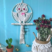 tre nhẫn tấm thảm túi nguyên liệu macrame cú tấm thảm dệt nguyên liệu xong gói ins dệt tay Hướng dẫn - Tapestry