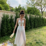 Купальник, пляжный комплект, сексуальный бюстгальтер пуш-ап, изысканный стиль, с открытой спиной