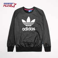 Adidas adidas cỏ ba lá nữ thể thao và giải trí da áo thun áo len AY9463 áo hoodie tai thỏ