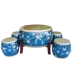 Mới Trung Quốc sáng tạo đồ nội thất bằng da rắn gỗ vẽ tay trống phân trống một số bàn cà phê sơn trà trống bến tàu guzheng ghế băng ghế - Bàn trà