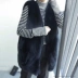 Mùa thu và mùa đông phiên bản mới của Hàn Quốc của bộ vest giả lông thỏ sang trọng trong phần dài của áo khoác lông lưng nữ có lông mỏng