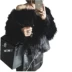 2017 mới của Hàn Quốc phiên bản của giả lông thú áo khoác sang trọng fox nữ off-the-vai mui xe áo len đoạn ngắn lỏng dày triều khoác lông cừu Faux Fur