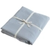 Muji quilt cover duy nhất bông rửa phong cách Nhật Bản đơn giản cotton rắn sọc màu duy nhất đôi chăn bông - Quilt Covers