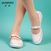 Anno / ANNO y tá giày mùa xuân và mùa hè thở không trượt giày công việc chăm sóc nữ mô hình khâu tay thẩm mỹ viện 