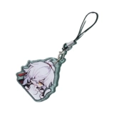 Прозрачный мобильный телефон, мультяшная подвеска, украшение на сумку